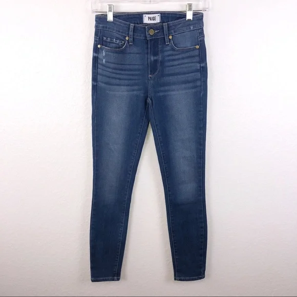 New Paige Skinny Ankle Jean - Picture 2 of 8